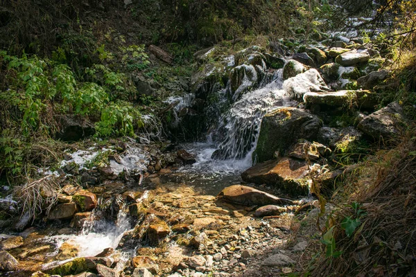 Mountain River Ayusai Gorge — Stock Photo, Image