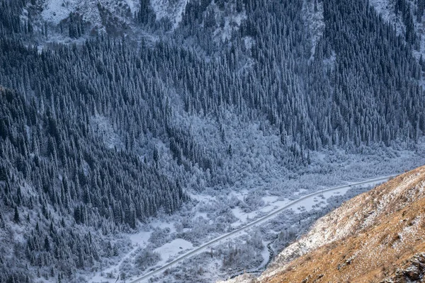 Camino Gran Desfiladero Almaty — Foto de Stock