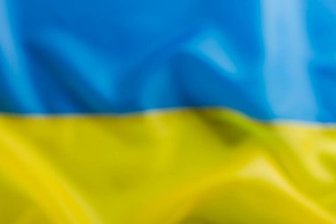 Arkaplan için bulanık Ukrayna bayrağı.