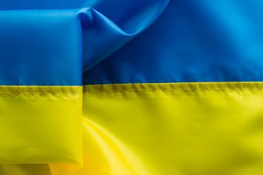 Bağımsızlık Günü onuruna Ukrayna 'nın desenli bayrağı.