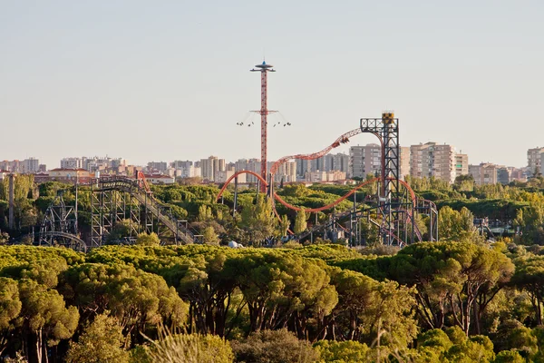 Madrid, İspanya, eğlence parkı park Casa de Campo