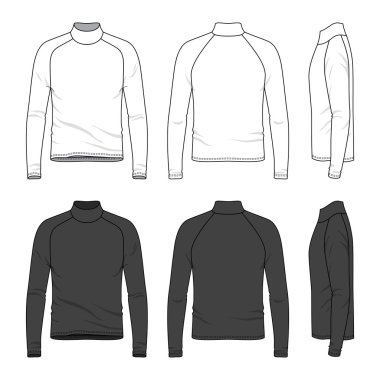 Boş raglan tee. 