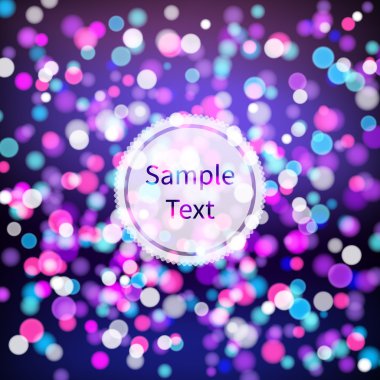 bokeh renkli arka plan