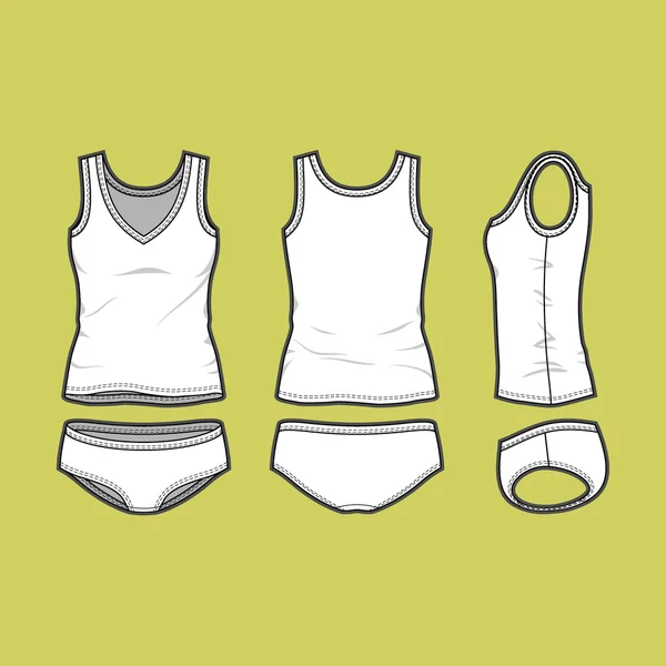 Fashion underkläder set — Stock vektor