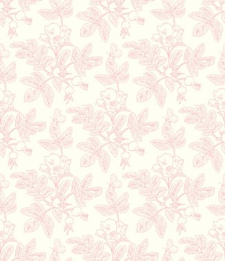 Çiçeklerle kusursuz desen