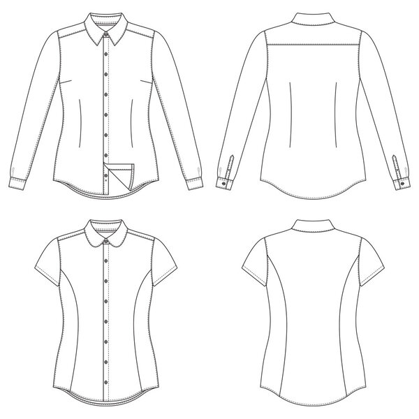 Пустая женская рубашка
