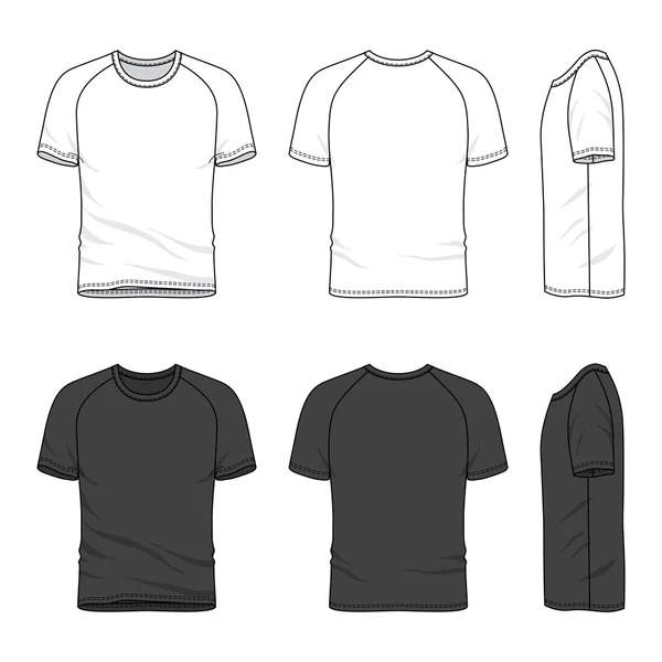 Camiseta manga Raglan — Vector de stock