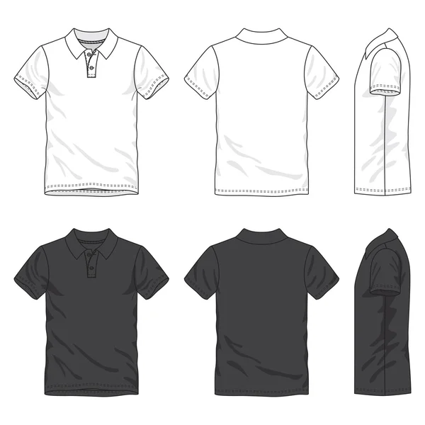 Leeg poloshirt — Stockvector