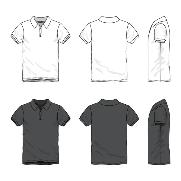 Polo camiseta — Vector de stock