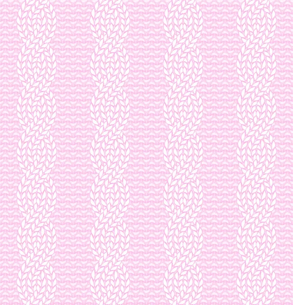 Seamless knitted pattern — Stock Vector