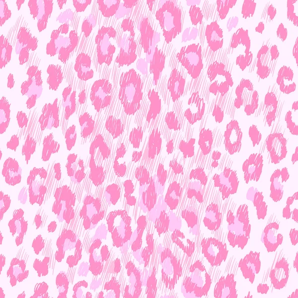 Pele de leopardo rosa —  Vetores de Stock