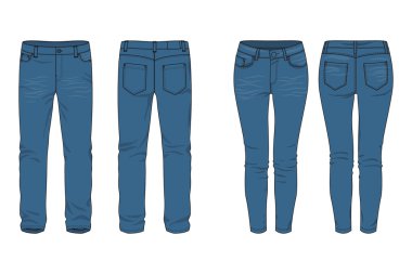 Blue Jeans Free Vector Eps Cdr Ai Svg Vector Illustration Graphic Art