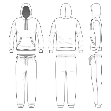 Sweat suit clipart