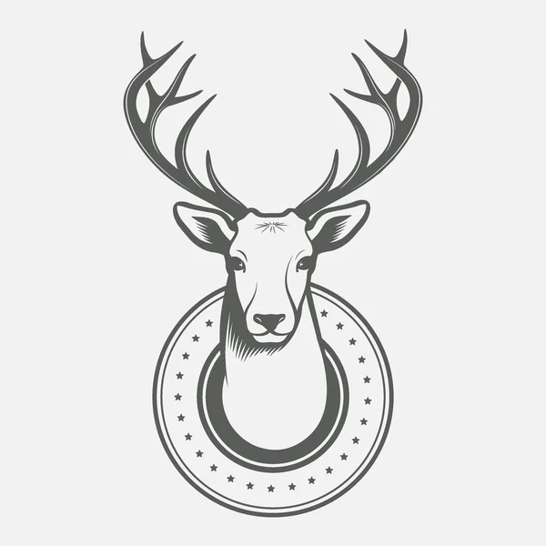 Cerfs — Image vectorielle