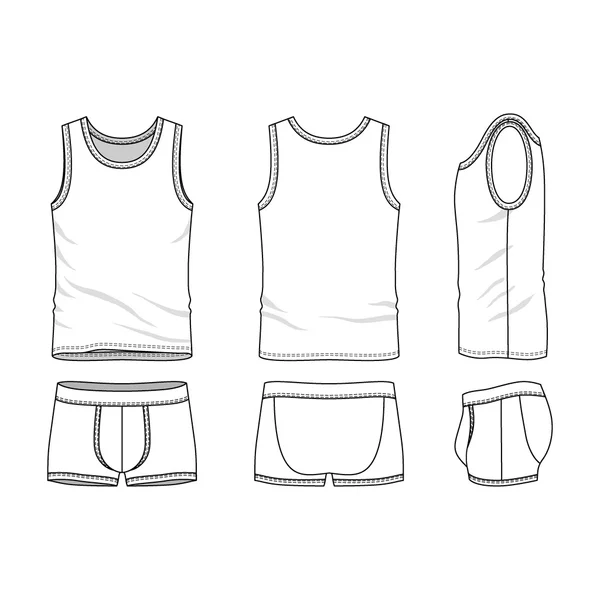 Conjunto de ropa — Vector de stock