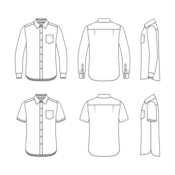 Conjunto de ropa para hombres . — Vector de stock