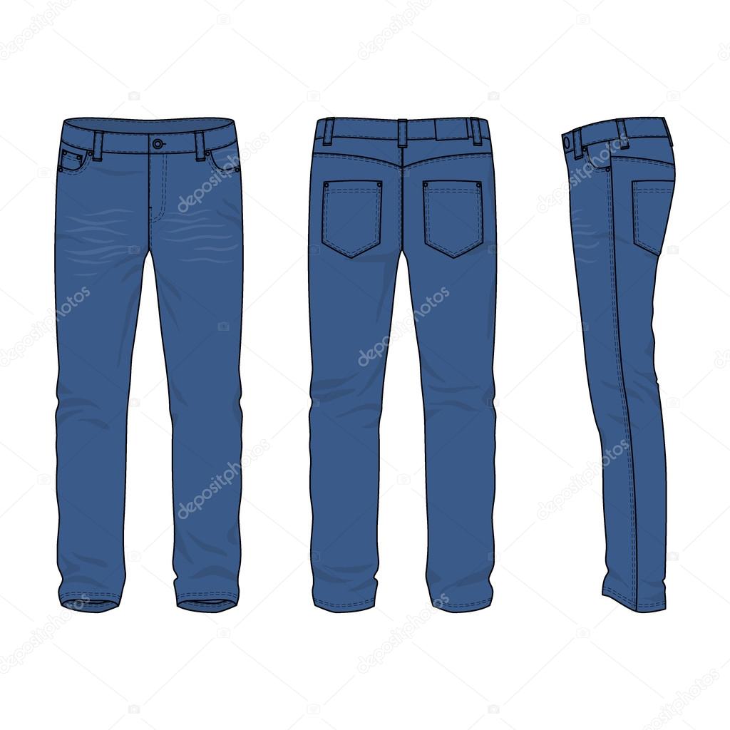 Cal a jeans masculina . vetor es de stock de aunaauna2012 70293695