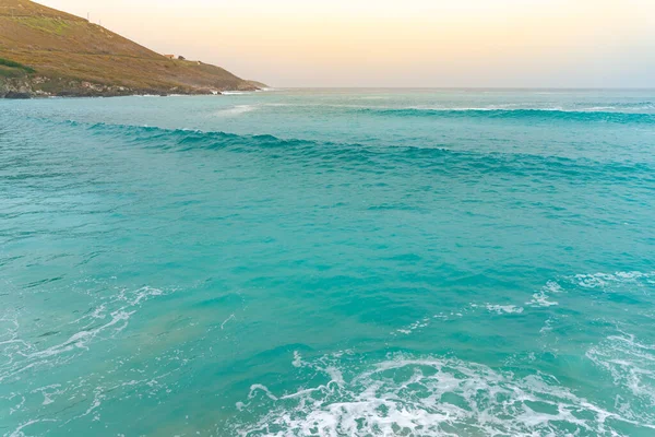 Paisaje Marino Salvaje Galicia España Atardecer Playa Solitaria Concepto Viaje — Foto de Stock