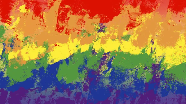 Homosexuell Flagge Farben Design Stolz Gleichheit Freiheit Liebe Und Gemeinschaft — Stockfoto