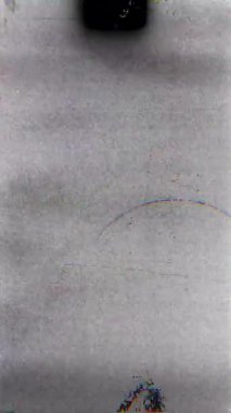 Dikey Eski Film 8 mm Toz ve Çiziklerle Üst üste. Yüksek kalite 4k görüntü