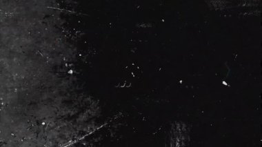 Retro Toz ve Parlamalarla Eski Film Filmi Kaplaması. Yüksek kalite 4k görüntü