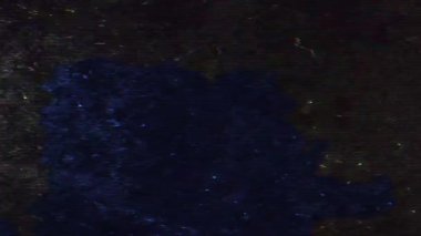 Retro Film Tozu ve Tırnaklar Tahıl Dokusuyla Örtüşüyor. Yüksek kalite 4k görüntü