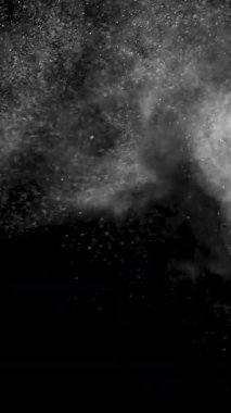 Bokeh ışık efektli ışıltılı toz dalgası. Yüksek kalite 4k görüntü