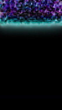 Dijital parazit efektli neon arızası animasyonu. Yüksek kalite 4k görüntü