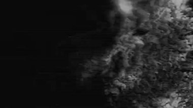 Grunge Dust ve Titreşimli Retro Sinema Arızası. Yüksek kalite 4k görüntü