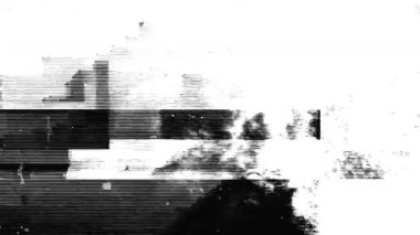 Toz, çizik ve gürültüyle sinematik Grunge Arızası. Yüksek kalite 4k görüntü