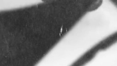 Toz Parçacıkları ve Çizik Yüzeyli Retro Film Dokuları. Yüksek kalite 4k görüntü