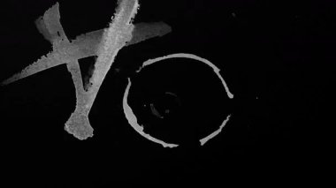 Heavy Film Dirt ve Scratches with Scribbled. Yüksek kalite 4k görüntü