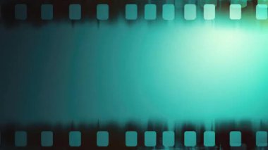 Toz ve gürültüyle bölünmüş film lideri döngüsü. Yüksek kalite 4k görüntü