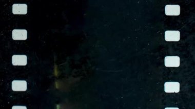 Görünür dişli klasik 16mm film çerçeveleri. Yüksek kalite 4k görüntü