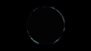 Siyah zemin delme deliği video kaplaması. Yüksek kalite 4k görüntü