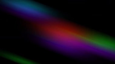 Siyah geçiş için soyut holografik hareket çizgileri. Yüksek kalite 4k görüntü