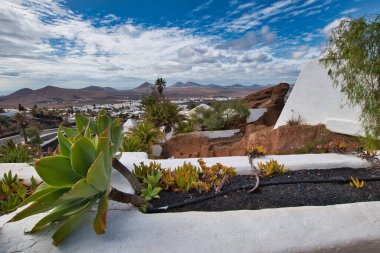 beautiful landscape on the island of Lanzarote.Canary Islands Spain