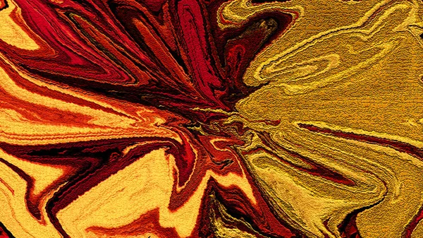 Koyu Bir Arkaplanda Kırmızı Sarı Renkli Çok Renkli Çizimler Görüntüye — Stok fotoğraf