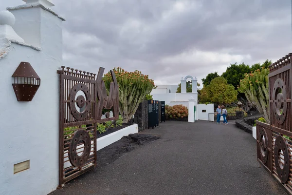 Lanzarote, İspanya-31 Ocak 2019: Cesar Manrique Vakfı, Kanarya Adaları, İspanya