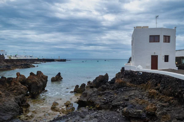 Immagine Della Costa Della Città Punta Mujeres Lanzarote Isole Canarie — Foto Stock