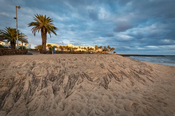 Spiaggia Foto Sull Isola Lanzarote Isole Canarie Spagna — Foto Stock