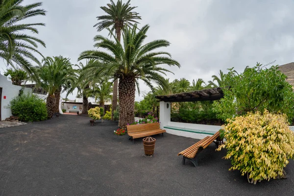 Hria, Lanzarote, İspanya, 20 Aralık 2019: Cesar Manrique House Museum,