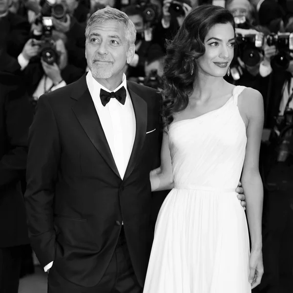 George Clooney, Amal Alamuddin — Zdjęcie stockowe