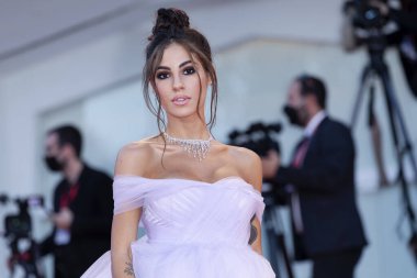 SEPTEMBER 03: Giulia De Lellis, 77. Venedik Film Festivali sırasında 3 Eylül 2020 'de İtalya' nın Venedik kentinde yapılan 