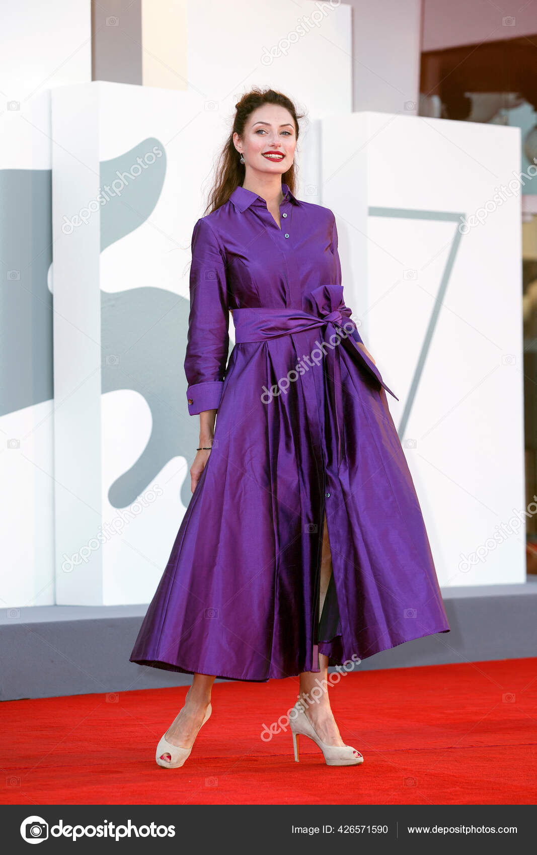 Венеция Италия Сентября Ингрид Маргус Приняла Участие Премьере.