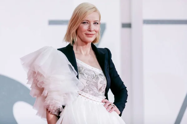 Venecia Italia Septiembre Cate Blanchett Asiste Estreno Película Love Love — Foto de Stock