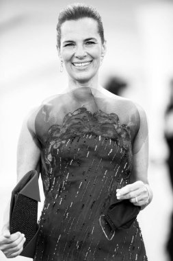 VENİS, İTALYA 02 EYLÜL: Roberta Armani 2 Eylül 2020 'de Venedik Film Festivali' nin açılış törenine katıldı..