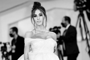 SEPTEMBER 03: Giulia De Lellis, 77. Venedik Film Festivali sırasında 3 Eylül 2020 'de İtalya' nın Venedik kentinde yapılan 