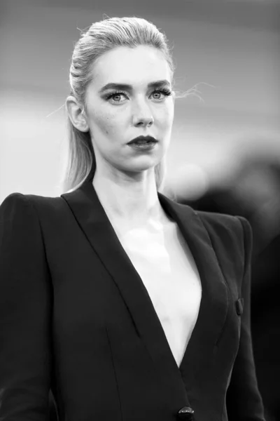 Venice Włochy Wrzesień Vanessa Kirby Uczestniczy Premierze Filmu Świat Który — Zdjęcie stockowe