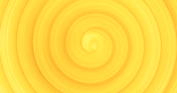 Espiral Amarillo Fondo Abstracto Giratorio — Vídeos de Stock